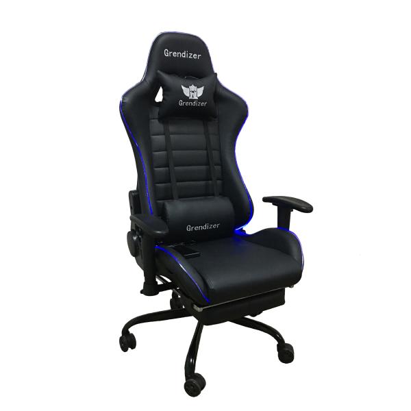 Synthetic Leather RGB Gaming Chair with Massage Function RGB Lights and High Comfort