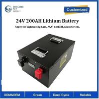 CLF OEM Lithium fer phosphate rechargeable LiFePO4 batterie 100Ah 200Ah 300Ah 400Ah 12V 24V Pour les voitures de camping-cars