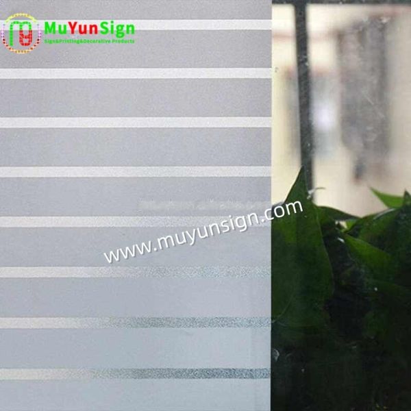 Privacy Protective Vinyl Window Film Self Adhesive Waterproof