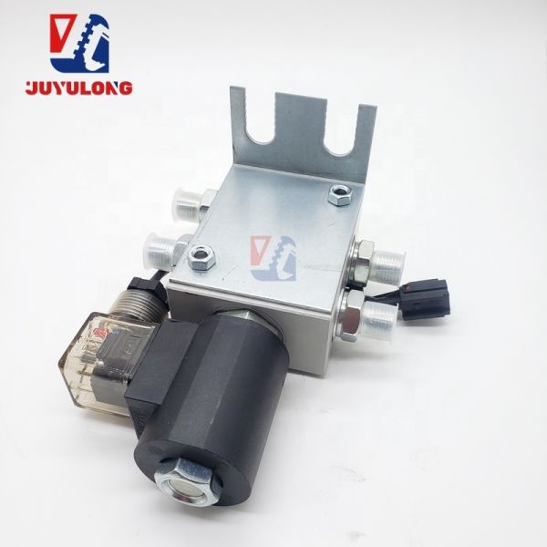 Excavator Quick Connector Solenoid Valve 12V/24V Coil Hydraulic Quick Connect Change Valve for New & Used Excavators