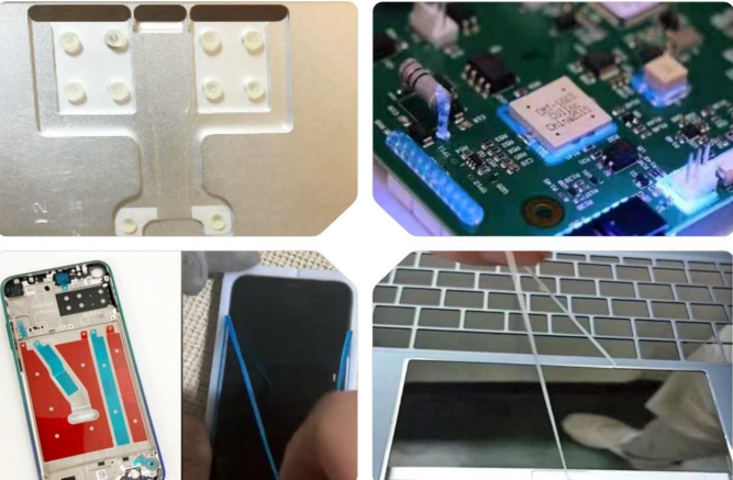 UV Protective Adhesive Blue Solvent Free Fast Curing CNC High Gloss Coating for Electronics 3769A 67000mPa.s