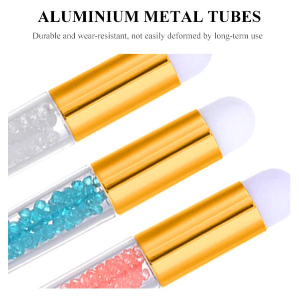 Щетки лицевого макияжа носа губы яркого блеска очищая для рекламы