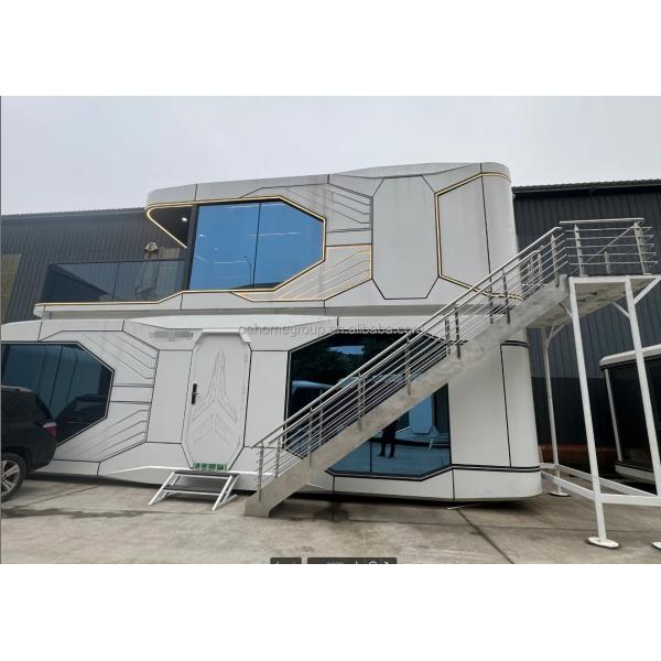 Luxury 20ft Modern Shipping Container House Small Residential Prefab Steel Structure For Hotels Villas Apartment Space