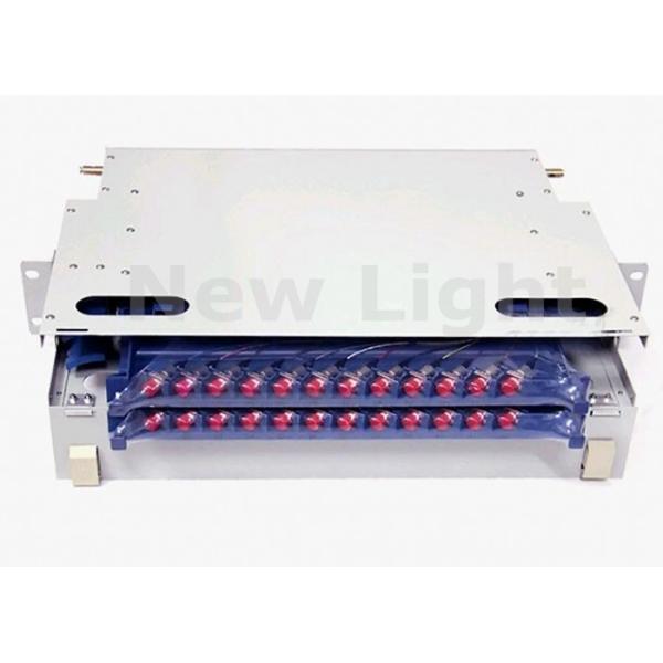 19 Inch 24 Port ODF Optical Distribution Frame Fiber Optic Patch Panel for FTTX/FTTH Applications