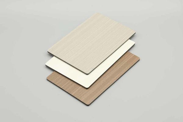 Scratch-resistant  Yellow Walnut Aluminum Composite Panel 4MM wall cladding panels