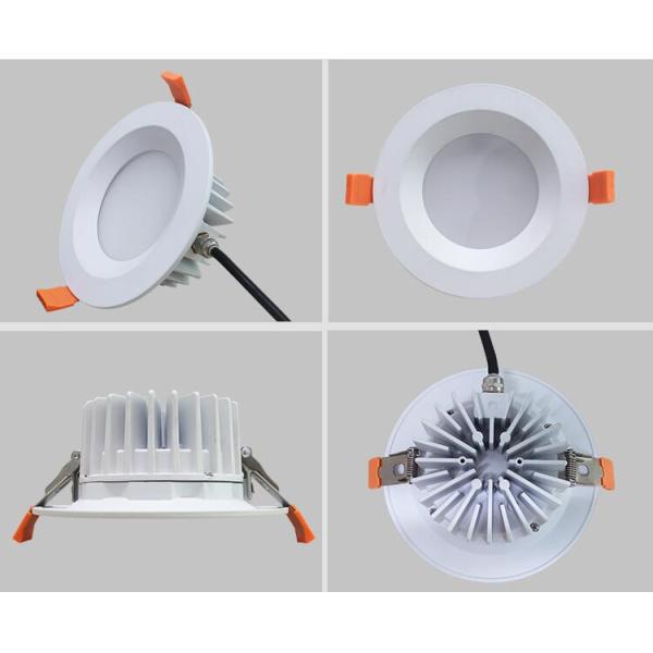 10W Waterproof SMD LED Downlight IP65 Aluminum White Milky Cover 800LM