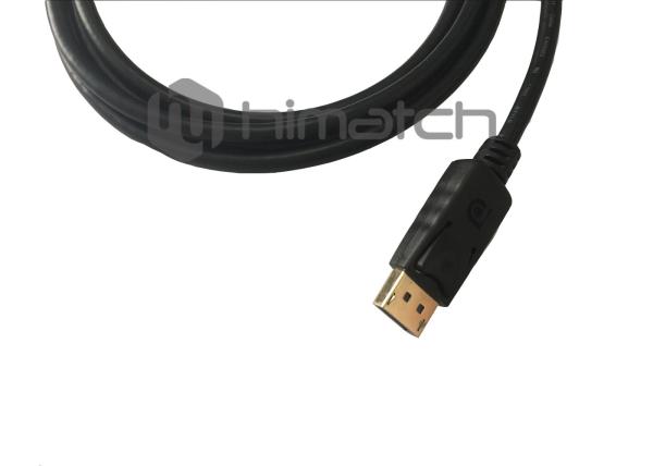 High Performance Displayport 1.2 Cable Male to Male support 4K UHD