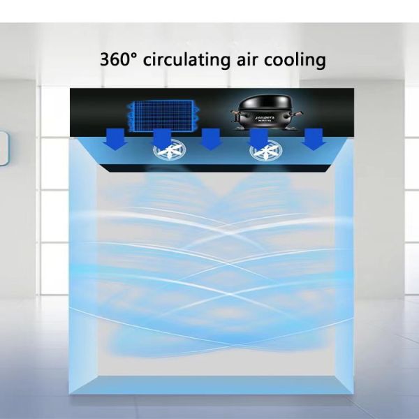 Merchandiser 2 Door Flower Cooler Single Temperature Floral Display Cooler