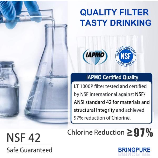 LT1000P Природный кокосовый активированный уголь холодильник фильтры воды Ручной источник питания