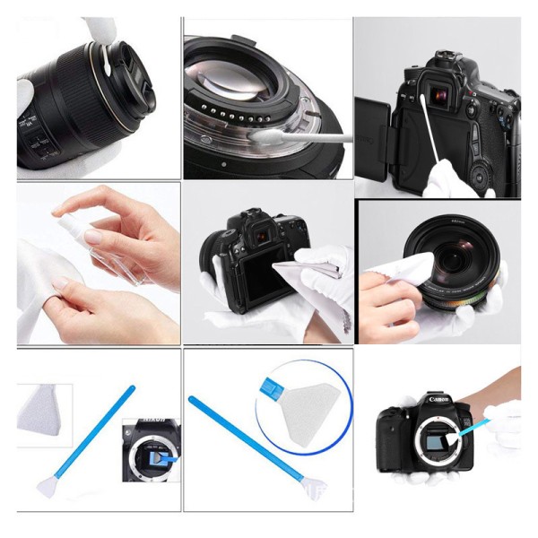13 In 1 Camera Lens Cleaning Kit Portable DSLR Cleaning Set Reusable For Camera Maintenance