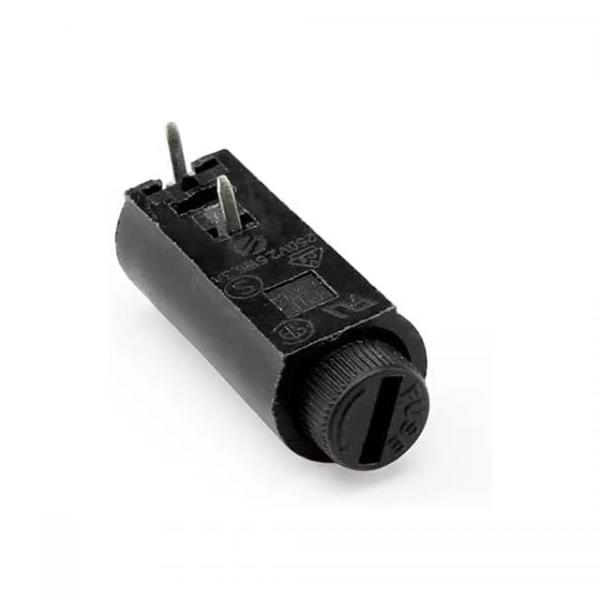 PTF-50 PCB Horizontal Mounting Cartridge Fuse Block Holder 6.3 Amp For 5mm X 20mm