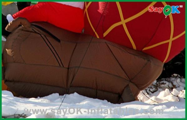 Decoração inflável relativa à promoção do Natal com um cão, um pano de Oxford ou Um PVC