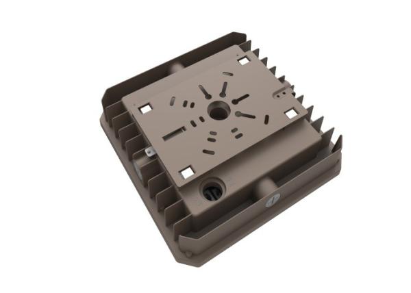 60W Luz de teto LED 13000LM CCT 5000K Branco Frio IP65 Impotente Quadrado Canopy Light