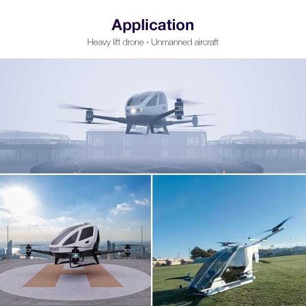 Powerful Motors Brushless DC 240110 Motor With 180kg For VTOL Propulsion System
