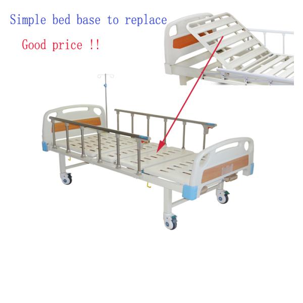 Economic Mattress Base Board ECC Manual Patient Bed 2 Positions Cranks