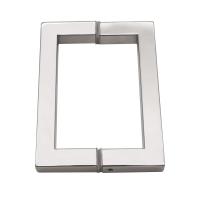 Maîtrise de porte en verre inoxydable de conception moderne