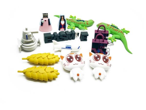 Customized Shape 3D Animal Cartoon PVC USB flash Drive 4Gb 8Gb 16Gb