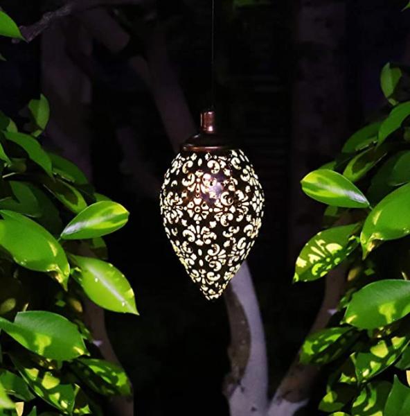 Warm White 4.3 Inches 1.2V Solar Hanging Patio Lights