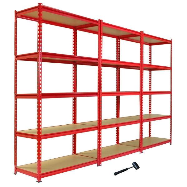 Industrial Heavy Duty Racking Shelves 5 Tier Metal Storage Shelves Garage