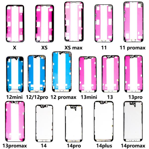 Capacitive metal Bezel Glass Cell Phone Frame For IPhone 12 12mini 12pro 12promax