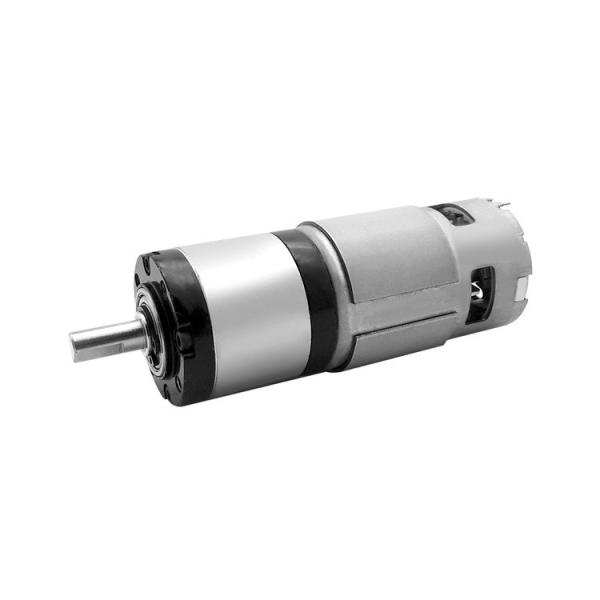 Low Rpm Dc Planetary Gear Motor 36mm 12v 24v Black High Torque