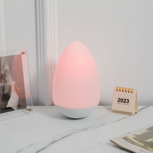 Remote Control Portable Table Lamp Dimmable Cute LED Desk Lamp Colorful
