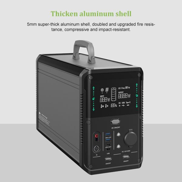 Portable 1kw Lifepo4 Solar Generator Power Station 220v 110v