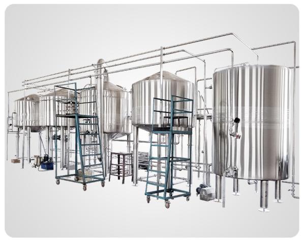 Commercial 15000L Large Scale Brewery Equipment PLC Control System
