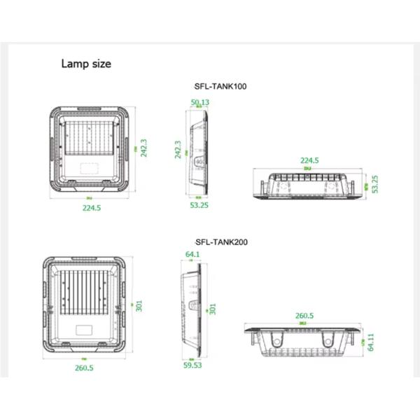 IP65 Waterproof 200W-400W Solar Flood Light with 15000LM High Lumen LED Solar Garden Floodlight