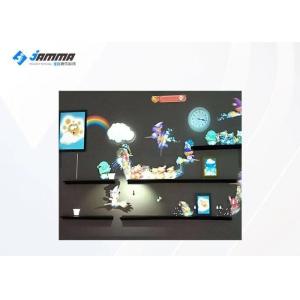 Les jeux interactifs d'intérieur de projecteur du terrain de jeu 3D AR murent des jeux des boules 23pcs de projection pour des enfants