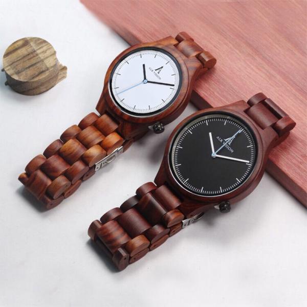 ALK Vision Couple Wood Watch Ladies Fashion Quartz Wooden Watch Casual Lovers Wood Watches Women Men Top Brand Luxury Cl