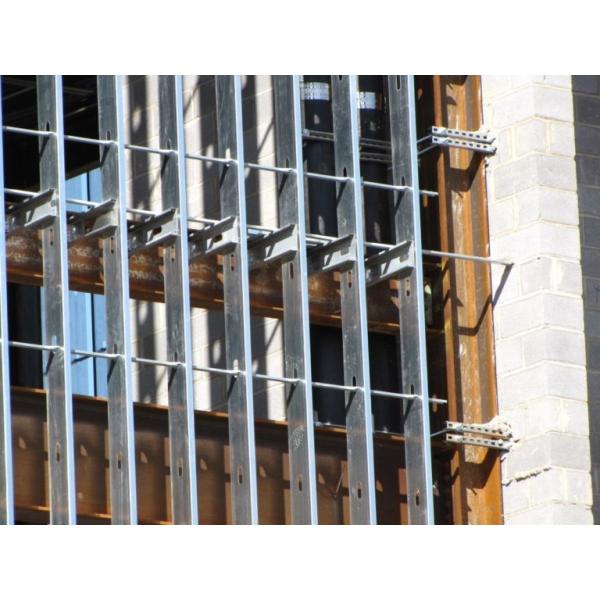 Зажим стержня ненесущей стены Cfs стальной и наводить связывая стандарт DIN