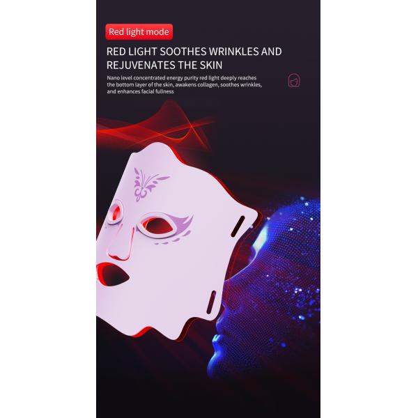 Маска терапией СИД силикона пользы дома технологии маски PDT терапией красного света СИД заботы кожи