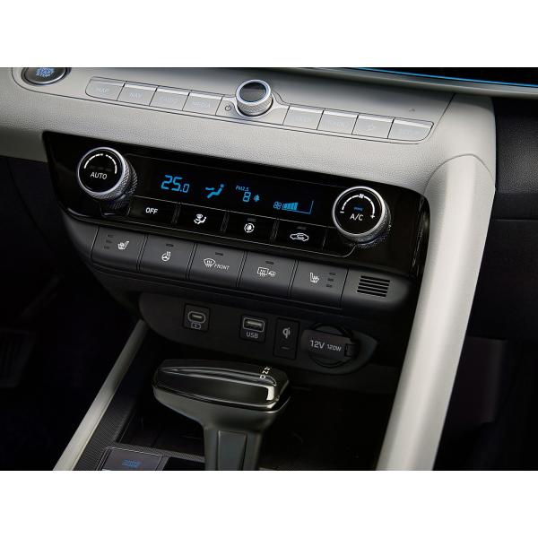 Gray Gasoline Automobile Hyundai Elantra Hybrid Compact Car Sedan