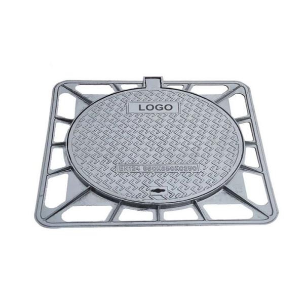 Round Ductile Cast Heavy Duty Manhole Covers Epoxy Coating Anti Corrosion