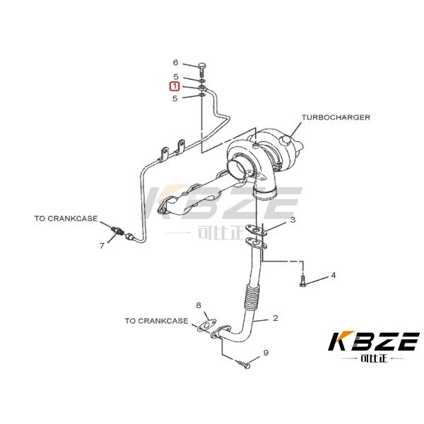 CA2964725 296-4725 2964725 CAT EXCAVATOR C4.2 МОТОР ТУРБОПЛАТИЧЕСКИЙ КОМПЛЕКТ для E311 E312 E313