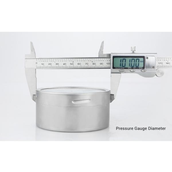 Thread Customizable 304SS Stainless Steel Capsule Type Pressure Gauge 100mm Diameter