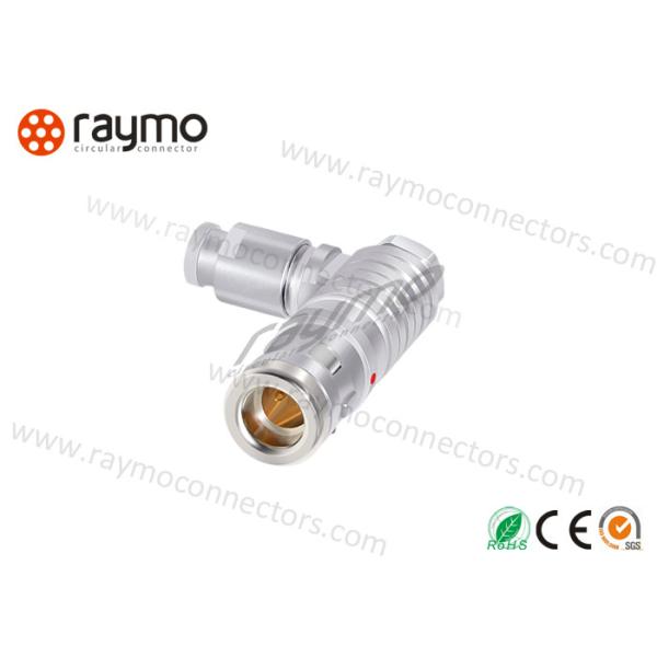 IP68 Elbow Male Waterproof Male Female Connector High Electrical Conductivity