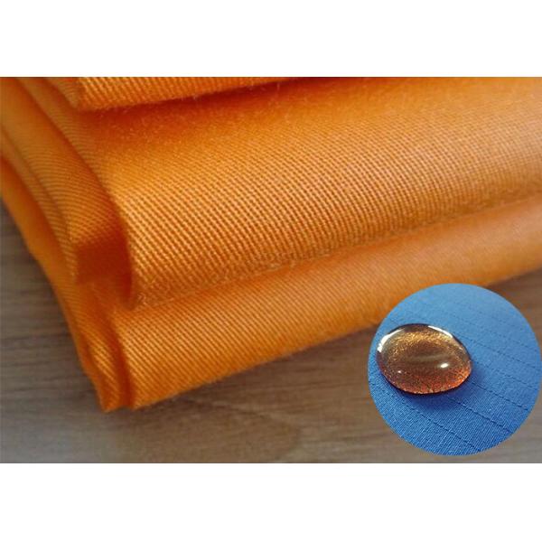 Woven Cotton Fire Retardant Fabric Oli Proof Finish Twill Style For Bag Luggage