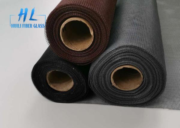 Fireproof Black Color 18*16 Fiberglass Mosquito Net To Italy Market