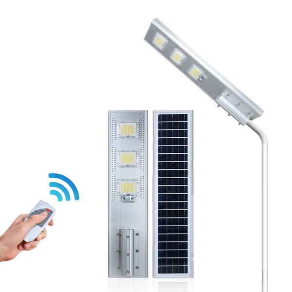 2700-6500K CCT todo em uma caixa solar da liga de alumínio de luz de rua 50W do diodo emissor de luz 100W 150W