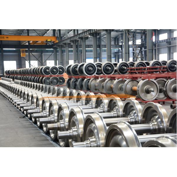 High Durability Railway Wheel Set , Railroad Train Wheels Set Wear Resistant