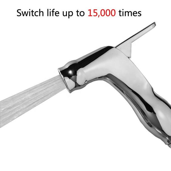 Plastic ABS Electroplated Pressurized Spray Gun For Toilet Companion Purifier Nozzle