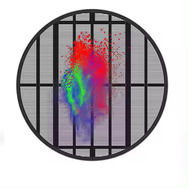 1.5м Круглый светодиодный дисплей Наружная реклама