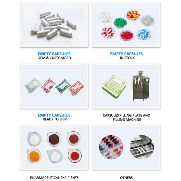 Halal Separated Plastic Hard Gelatin Empty Gel Capsules