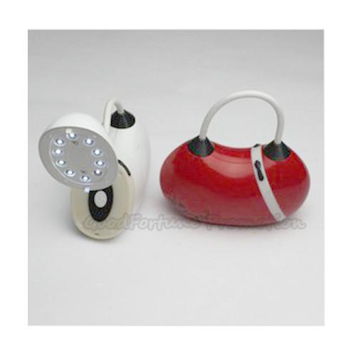Hot Sale Promotional printed logo bag shape portable led desk table reading lamp gift