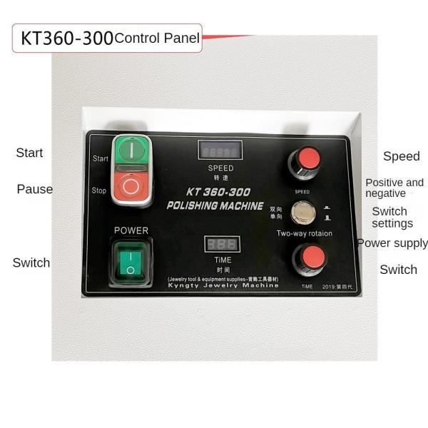 Capacidad de máquina magnética de Cleaning Jewelry Polishing del vaso 1.3k