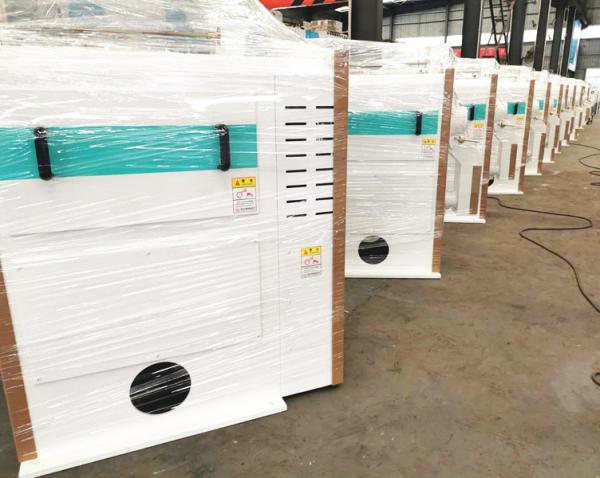 1.7x2.05x1.5m 55kw Single Emery roller Rice Mill Whitener