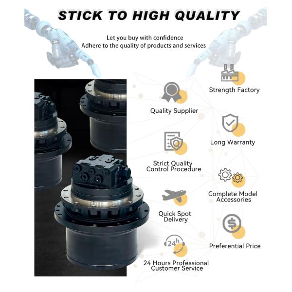 R210-7 R210LC-7 Final Drive 31N6-40050 31N6-40031 31N6-40030 for TM40 SK260 SK270 SK200-8 SK250-8 SK260-8 DH200-5 DH200-7 R250-7 R225-7 R210-9 R215-9 HD800-7 HD700-7  Travel Motor Assembly
