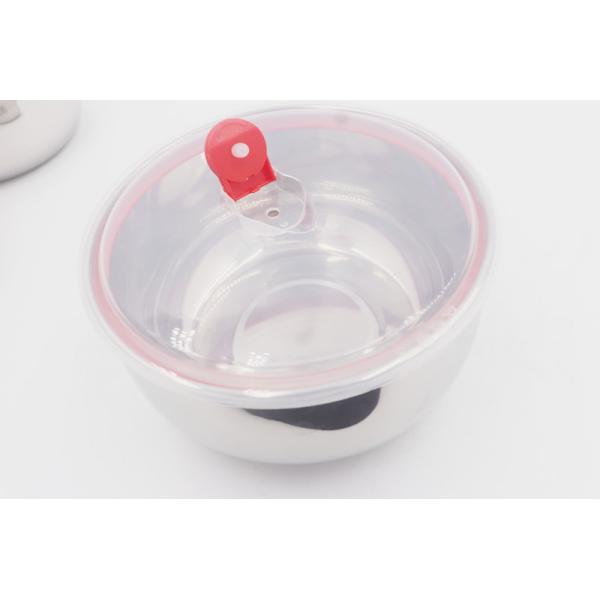 4pcs  14cm 16cm 18cm 20cm  Kitchen used stainless steel storage container set  food preservation box